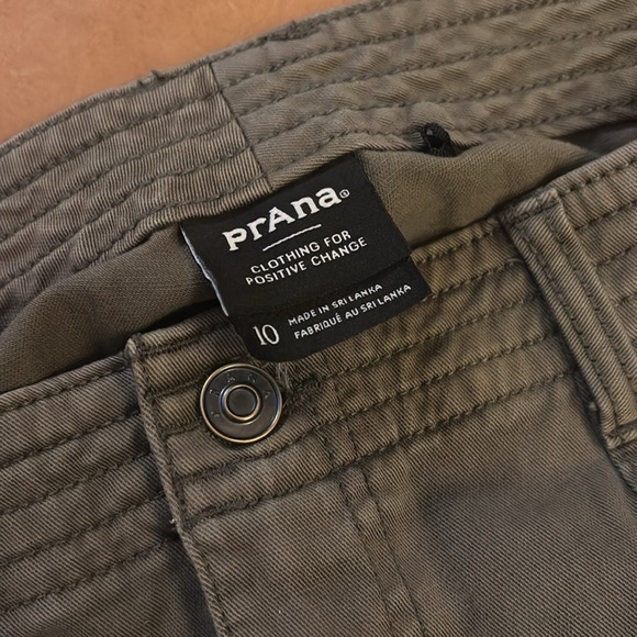 Prana Sancho Boyfriend Pant 10 Rye Green - Picture 7 of 9